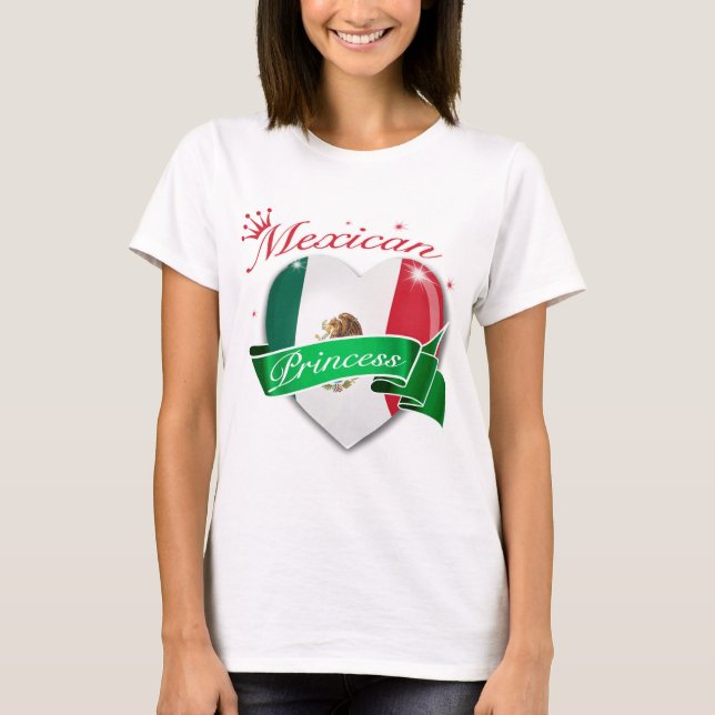 Mexicansk princess tee shirt (Framsida)