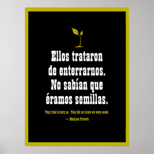 Mexicansk Proverb Poster