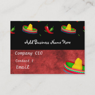 MEXICANSK RESTAURANGvisitkort Visitkort