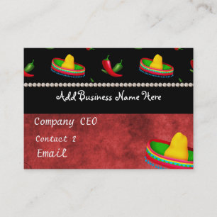 MEXICANSK RESTAURANGvisitkort Visitkort