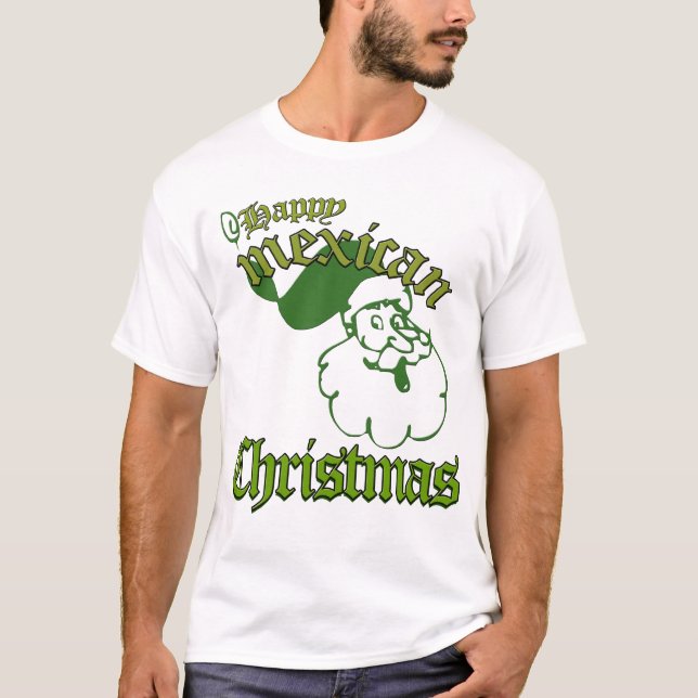 Mexicansk skjorta för jul T Shirt (Framsida)