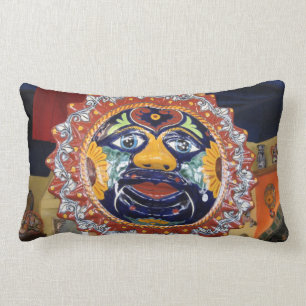 Mexicansk Talavera stilsol Lumbarkudde