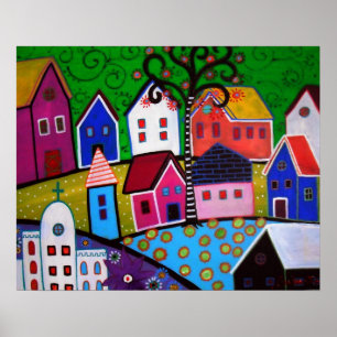 MEXICANSK TOWN POSTER