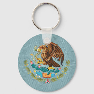Mexicansk vapensköldkeychain nyckelring