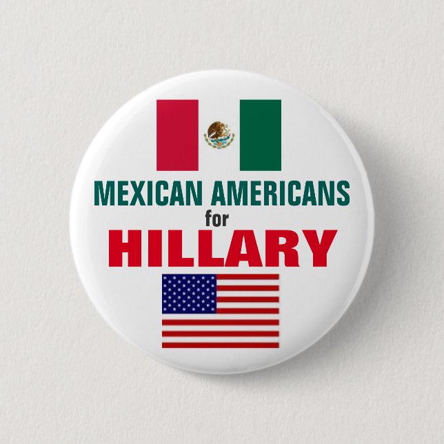 Mexicanska amerikaner för Hillary 2016 Knapp (Framsida)