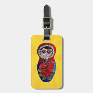Mexicanska Catrina Matryoshka Bagagebricka