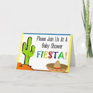 Mexicanska Fiestababy showerinbjudningar Inbjudan