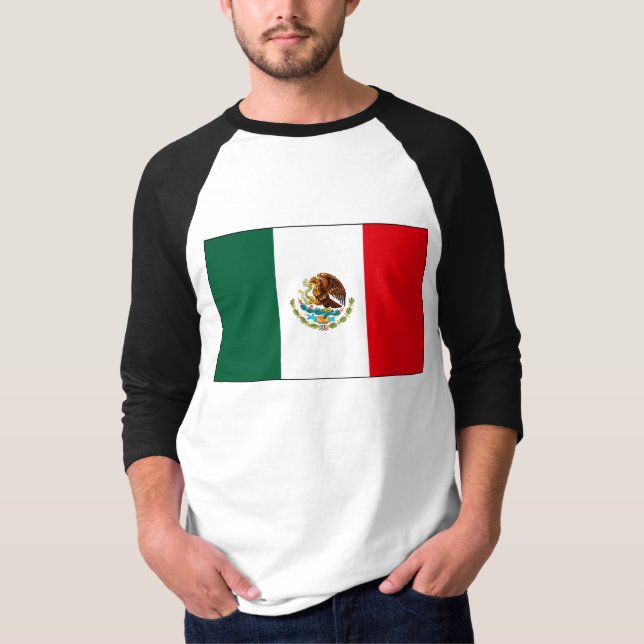 Mexicanska flaggaT-tröja och gåvor Tee Shirt (Framsida)