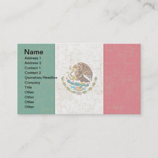 MEXICANSKA FLAGGAvisitkortar Visitkort