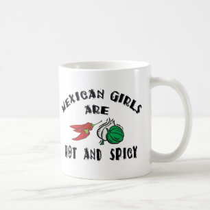 Mexicanska flickor är hoade & kryddiga kaffemugg