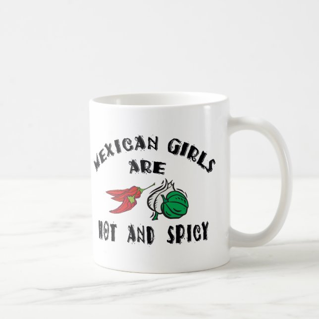 Mexicanska flickor är hoade & kryddiga kaffemugg (Höger)