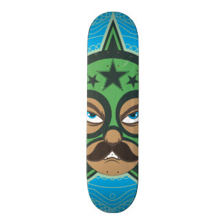 Mexicanska Luchador Mini Skateboard Bräda 18,5 Cm