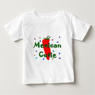 Mexicanska T-tröja & gåvor för Cutie röda T-shirt