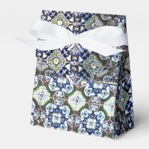 Mexicanska Talavera belägger med tegel designfav Presentaskar