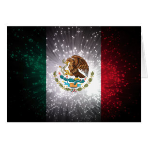 Mexicanskt flaggafyrverkeri OBS kort