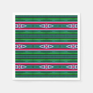 Mexicanskt Sarape mönster Pappersservett