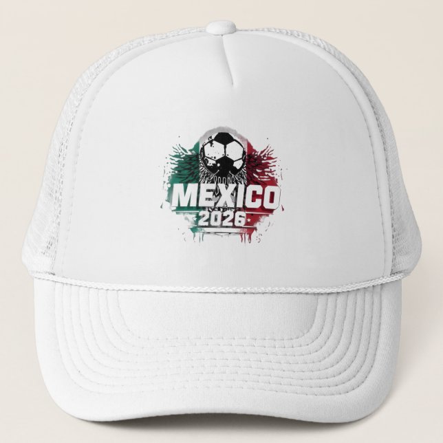 Mexico 2026 VM Fotboll Truckerhatt Keps (Framsida)
