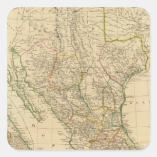 Mexico 8 fyrkantigt klistermärke