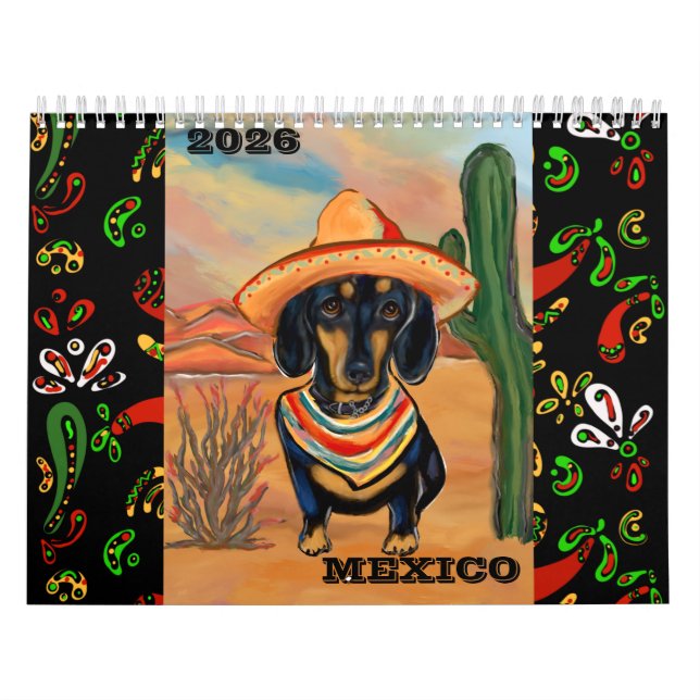 MEXICO ART CALENDAR KALENDER (Omslag)