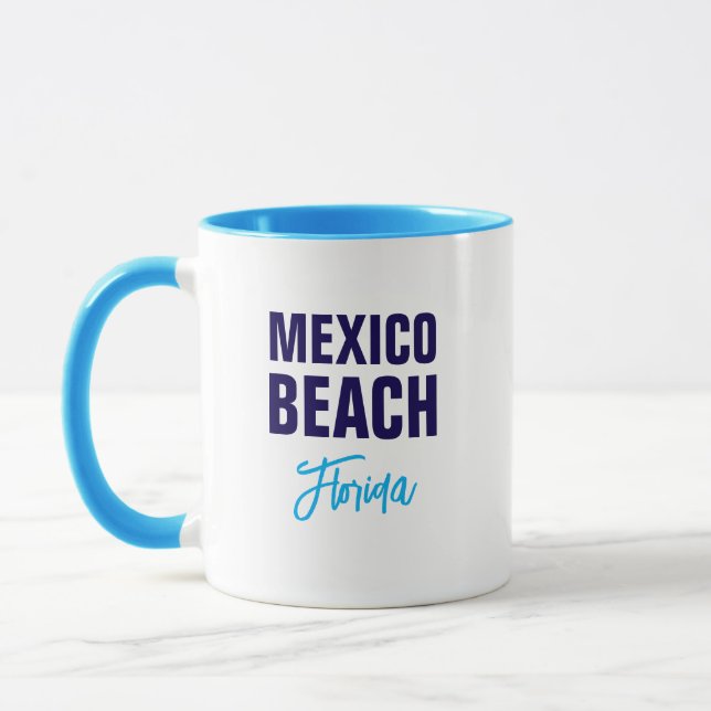 Mexico Beach Florida Kaffe Mugg (Vänster)
