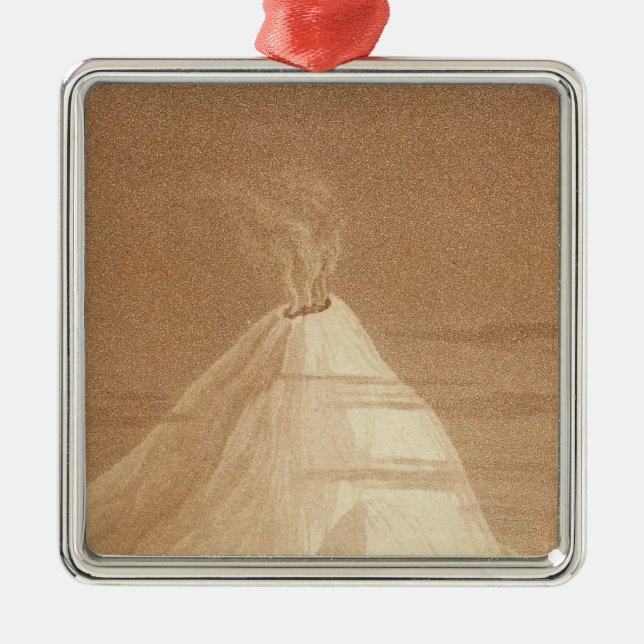 Mexico beskådar av Orizaba Julgransprydnad Metall (Framsidan)