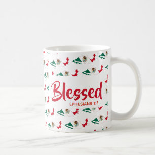 MEXICO Blsed Ephesian Christian Scripture Kaffemugg