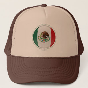 Mexico bubblar flagga truckerkeps