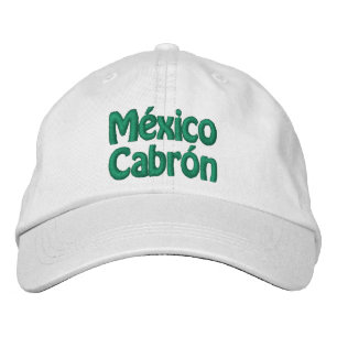 México Cabrón Broderad Hatt Keps