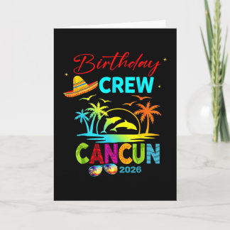Mexico Cancun Birthday Boy Trip Vacation 2026 Matc Kort