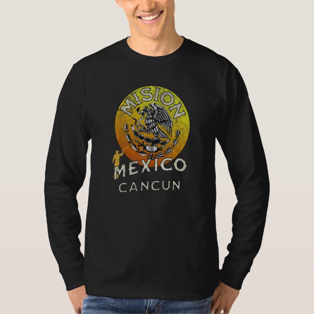 Mexico Cancun LDS Mission Missionary   T Shirt (Framsida)