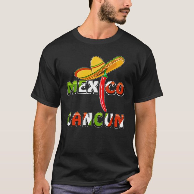 MEXICO CANCUN T SHIRT (Framsida)