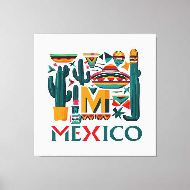 MEXICO CANVASTRYCK (Framsida)