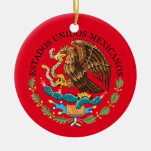 Mexico cirklar prydnaden julgransprydnad keramik