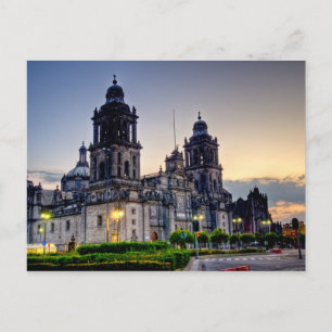 Mexico City Cathedral Vykort