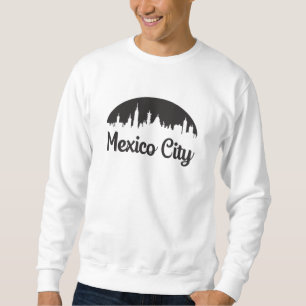 Mexico City Cityscape Skyline Resa Funny Gift Idea Lång Ärmad Tröja