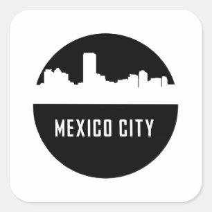 MEXICO CITY FYRKANTIGT KLISTERMÄRKE