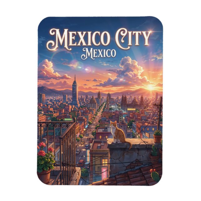 Mexico City Magnet (Vertikal)