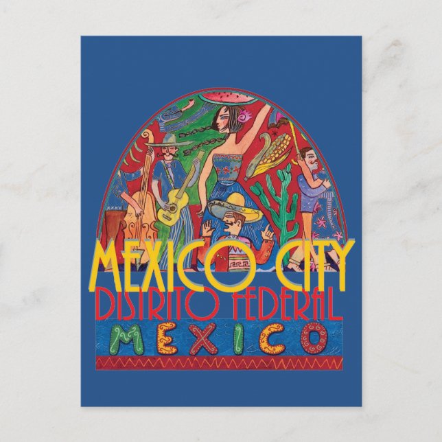 MEXICO CITY Mexico vykort (Framsida)