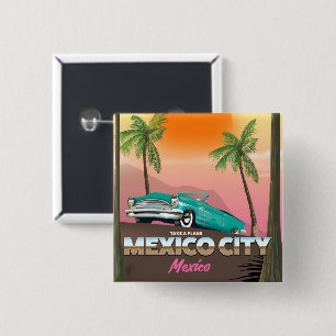 Mexico City, Mexiko helgdag poster Knapp
