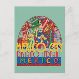 MEXICO CITY Mexiko-vykort Vykort