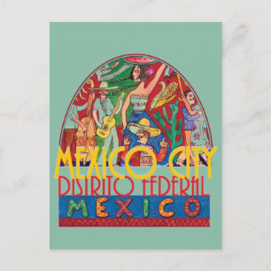 MEXICO CITY Mexiko-vykort Vykort