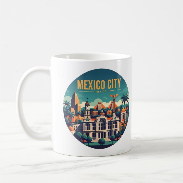 Mexico City-mugg Kaffemugg (Vänster)