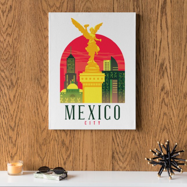 Mexico City Vintage Poster (Mexico City Vintage Travel Poster)
