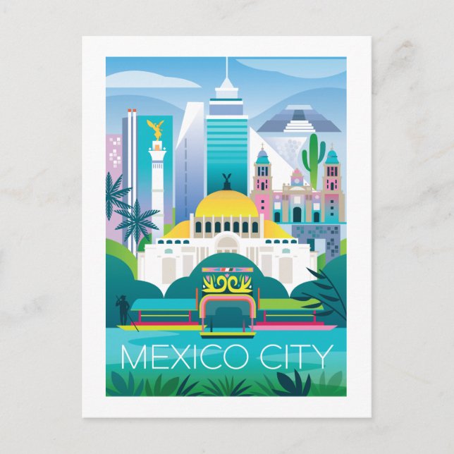 Mexico City-vykort Vykort (Framsida)
