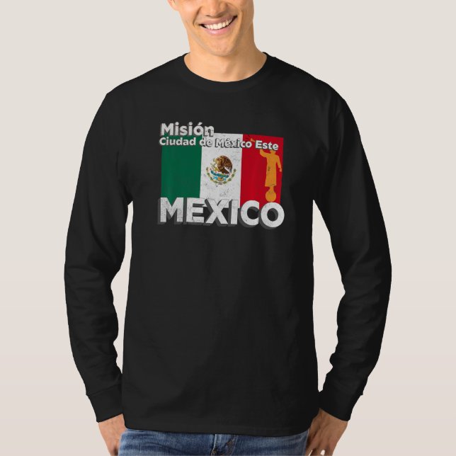 Mexico Ciudad de Mexico East Este LDS Mission Miss T Shirt (Framsida)