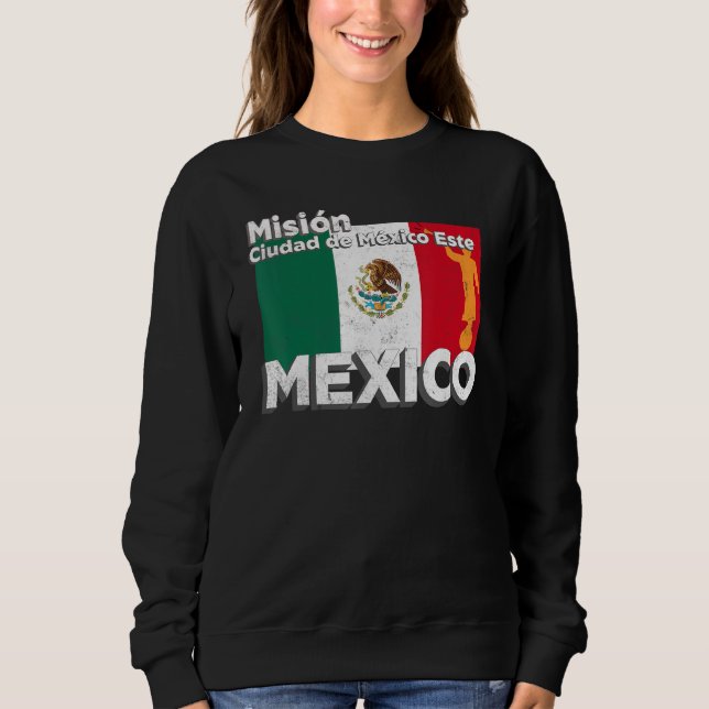 Mexico Ciudad de Mexico East Este LDS Mission Miss T Shirt (Framsida)