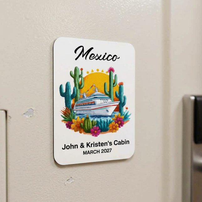Mexico Cruise Ship Stateroom Marker Magnet (Skapare uppladdad)