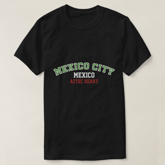 Mexico Dark T Shirt (Design framsida)