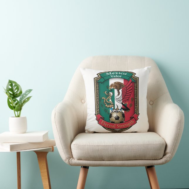 Mexico Eagle Ascent, Mexican Flag Gift Kudde (Stol)