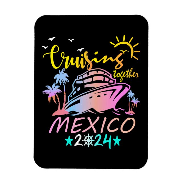 Mexico Family Cruise Magnet (Vertikal)
